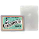 Gentleman Jon 3.7 Ounce Alum Block in Plastic Case - Upgrade Your Shave - Soothing Aftershave Solution for Shaving Razor Burn Relief - Travel Friendly Durable Plastic Case Included, Aftershave for Men