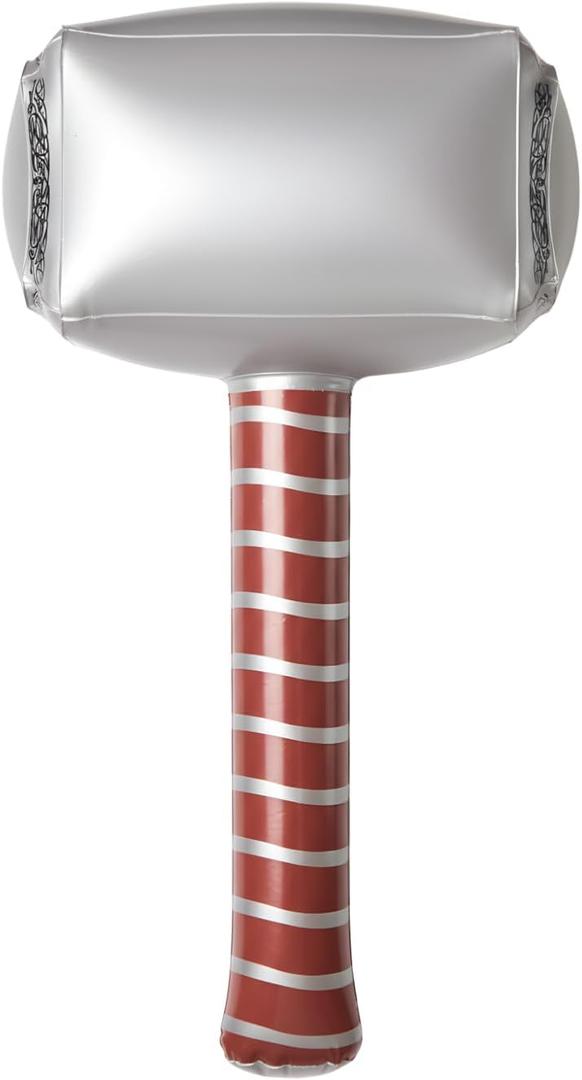 Inflatable Hammer Costume for Mens Adult Teens Man Woman Accessories Tool Cosplay Halloween Costumes, One Size (Grey)