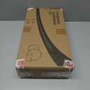 E-far Pasta Bowls Set of 4, 35oz Large Salad Bowl Plate for Dinner Serving Soup, Wide & Shallow Ceramic Stoneware Pasta Plates, Microwave & Dishwasher Safe, Reactive Glaze Texture-Stripe, Creamy Beige