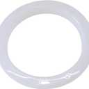 5-Gallon Ceramic Water Dispenser Protective Ring  Durable Plastic Guard for Porcelain Crock Beverage Dispensers  Prevents Damage and Enhances Stability  White