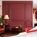 Upick Wall Molding Kit, Pre-Cut Peel and Stick Paintable Wainscoting Panels, Decorative Trim for Accent Walls (20"x50", 6-Frame Set), 20"W x 50"H + 40"W x 50"H