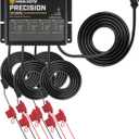 Minn Kota Precision MK-460PCL On-Board Marine Battery Charger 4 Banks, 15 Amps Each