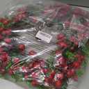 Valentines Day Wreath Decor,Valentine's Day Wreath for Front Door,Red Berry