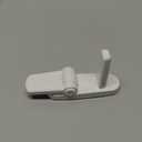 Door Lever Lock (2 Pack)  Prevents Toddlers from Opening Doors  Easy One-Hand Operation for Adults  Durable ABS with 3M Adhesive Backing  No Tools Needed for Install (White)