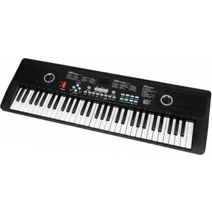 61 key keyboard Piano, Portable Electronic Digital Piano, Built In Dual Speakers, External Microphone, Power Plug, Rich Teaching Content, Multi-Functional Electronic Piano Suitable For Beginners