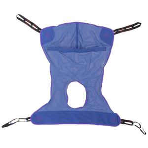 Invacare R114 Full Body Sling with Commode Opening for Patient Lift, Medium, Polyester, Purple/Blue Invacare R114 Full Body Sling with Commode Opening for Patient Lift, Medium, Polyester, Purple/Blue