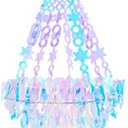 Iridescent Chandelier Hanging Decoration Holographic Party Decoration Rainbow Film Frozen Party Supplies