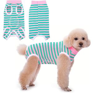 Coppthinktu Recovery Suit for Dogs After Surgery, Dog Onesie Surgery Recovery Suit for Female Spay, Soft Male Surgical Pajamas Bodysuits for Small Medium Puppy to Anti Licking Dog Cone Alternative