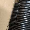 HOUSE DAY Black Plastic Hangers 50 Pack, Plastic Clothes Hangers with Built-in Hooks, Durable and Strong Plastic Coat Hangers for Closet, Space Saving Clothing Hanger for Shirts, Coats, Skirt, Dress