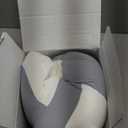 Sleep Apnea Pillow with Neck Pain & Snoring Relief -Orthopedic Cervical Pillow, Ergonomic Contour Memory Foam Pillow for Side, Back,Stomach Sleepers,Dreamers Relief,Medium Firm Support(Queen Size) (Queen Size 25"Lx15"Wx5.8"H, Greywhite)