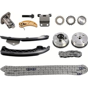 130700T011 130700T010 Engine Timing Chain Kit Sprocket Compatible with Corolla Matrix Prius Vibe xD L4 1.8L 2008-2015 2ZR-FE 2ZR-FXE Replace 1307037010 916-944 13540-37010