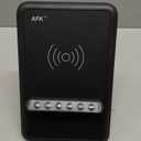 AFK Wireless Charging Station with Bluetooth Speaker and Alarm Clock, Wireless Charger Compatible with iPhone, Android Phones(Black)