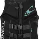 O'Neill Women's Reactor USCG Life Vest (10, Black/Black/Black)