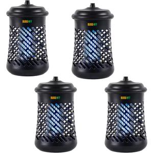 BUGGOFF Outdoor Electric Bug Zapper, 800 SQFT Coverage, 3500 Volts of Power, 20 Watts, Kills Mosquitos Gnats, Flys & More. Damp Rated, Unique 360 Degree Design (4 Pack) BUGGOFF Outdoor Electric Bug Zapper, 800 SQFT Coverage, 3500 Volts of Power, 20 Watts, Kills Mosquitos Gnats, Flys & More. Damp Rated, Unique 360 Degree Design (4 Pack)