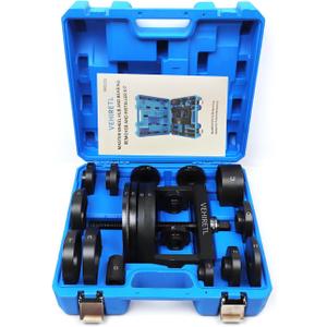 Master Wheel Bearing and Hub Removal and Installation Tool Kit Wheel Bearing Puller Remover and Installer Tool Set Fits Most Front, Rear and All Wheel Drive Vehicles