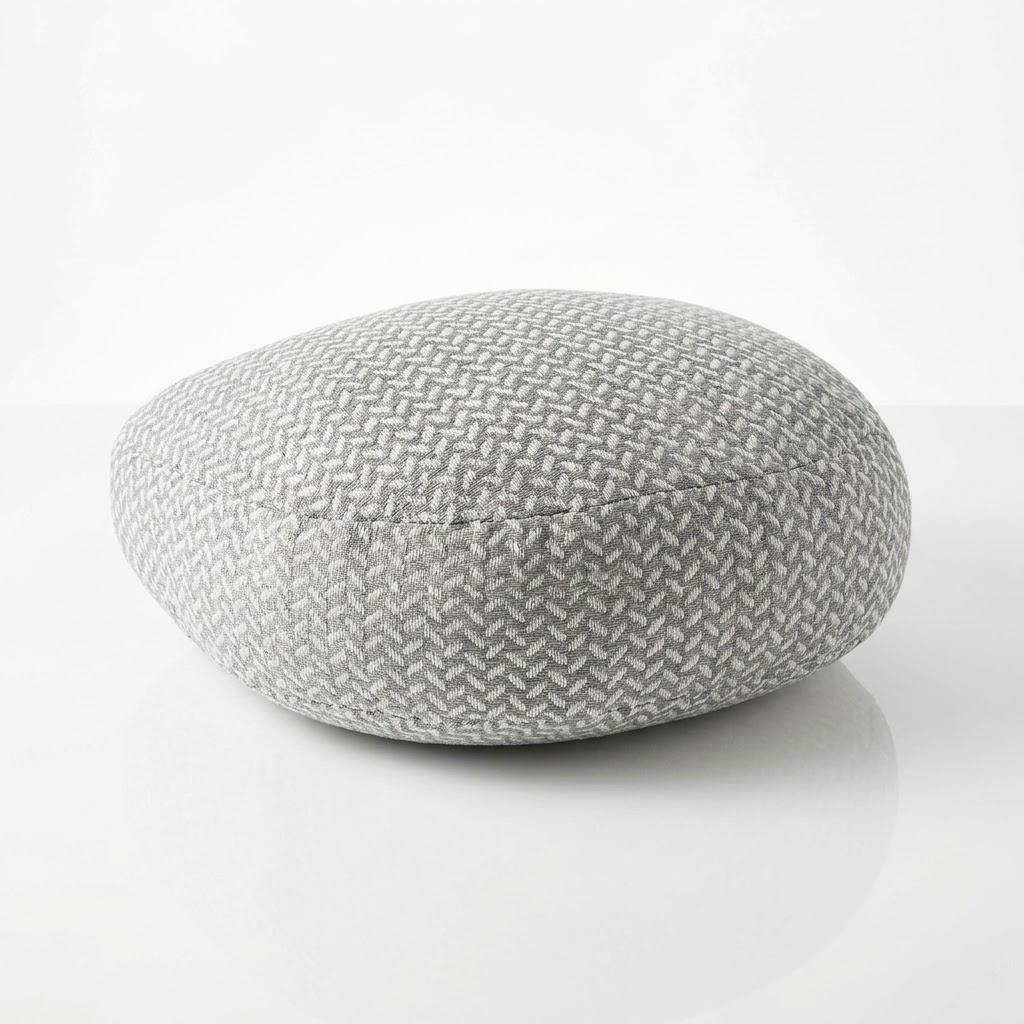 Gray Wedge Head pillow