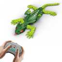 Wall Crawler Lizard, Rechargeable Remote Control Robot Kids Toys, Climbs up Walls, RC Robot Toys for Boys & Girls Ages 8 & Up Green