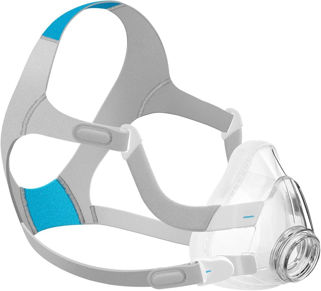 AirFit F20 Replacement Mask Headgear Set - Includes Large Mask Cushion, Headgear, Frame & Clips - F20 Full Face Masks Accessories Supplies(L)