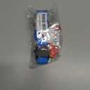 WAUDOG Waterproof Dog Collar - Adjustable Dog Collar with Air Holder and QR Dog Tag for Large Dogs, Small and Medium Dogs (12" - 19" Neck * 1" Wide (Metal Buckle), Blue)