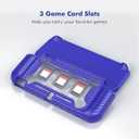 KIWIHOME Switch Lite Case, Durable Anti-Slip Shockproof Protective Hard Case Only for Handheld Switch, with Thumb Grip Caps Switch Lite Case for Boys (Blue)