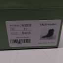 Womens Ankle Fold Over Boots Chunky Mid Heel Booties Retro Pointed Pointed Toe Side Zipper Short Boots Heeled Shoes for Women Fall Winter (7.5, Black-suede)