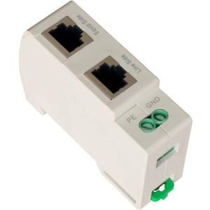 WTH-SG/RJ45 DIN-rail Mounted Gigabit Ethernet PoE Surge Protector Full GDT TVS Surge Protection