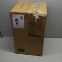 Kichler Courtyard 23.75" Exterior Post Light in Textured Black, 1-Light Outdoor Porch or Patio Light with Clear Seeded Glass, (23.75" H x 10.25"), 9532BKT