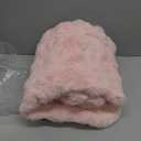 Smoofy Faux Fur Throw Blanket for Couch - Blush Pink Super Soft Cozy Bubble Blanket, Fluffy Plush Fuzzy Throw for Sofa & Bed, Thick Lightweight Warm Blanket, Luxury Aesthetic Gift for Women 50"x60"