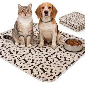 Puppy Pads with Pheromones, Washable Puppy Pee Pads for Dogs Reusable Puppy Pads for Dogs and Cats - Leak & Odor Proof, Non-Slip Base Training Pads for Home & Travel (S: 15.7" × 23.6")