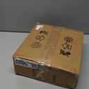 Vintage Wood Pendant Light Fixtures, Modern Farmhouse Walnut Lantern-Shape Dining Room Chandelier, Mid-Century Ceiling Mount Hanging Light Fixture for Kitchen Decor, Black