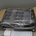 VASAGLE End Table with Charging Station, Set of 2, Small Side Tables for Living Room, Bedroom, Nightstand with Outlets and USB Ports, Bedside Table with Storage Shelf, Misty Gray and Black