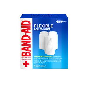 3 Pack - First Aid Rolled Gauze Sterile Roll, Medium 5 ea