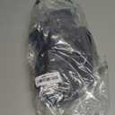 MakeMeChic Women's PU Leather Lace Up Mini Shorts Low Waisted Straight Leg Goth Black Micro Rave Shorts, X-Small