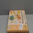 Play Kitchen Accessories Toddlers Wooden Pop-up Toaster Toy Play Food Kids Age , Bread, Butter, Poached Egg Cutting Pretend Toys