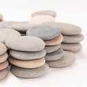 About 100 Pcs Painting Rocks, 2.2"-3.5", Flat, Smooth - River, Craft, DIY Stones, 18 Pounds