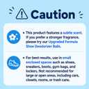 Air Jungles Odor Deodorizer Balls for Shoes Sneakers, Subtle Fresh Linen Scent, No Overpowering Natural Refresh for Gym Bag, Locker, Drawer Small Space