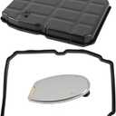 Transmission Oil Pan Kit w/Trans Oil Filter Compatible with NAG1 W5A580 Transmission Compatible with Dodge Challenger Charger Magnum Nitro Compatible with Jeep Wrangler Grand Cherokee Commander