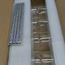 24oz Glass Cups with Lids and Straws - Glass Tumbler cup with bamboo lids and straw iced coffee cup (4pack)