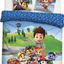 Aymax Paw Patrol Bedding Set for Double Bed 200 x 200 cm + 2 Pillowcases 63