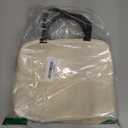 DALINDA Lunch Bag Lunch Box for Women Men Reusable Insulated Lunch Bags for Adults, Water-Resistant Cute Cooler Lunch Tote Bag, Large Capacity for Work Travel Picnic, Beige