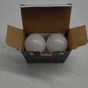 ORALUCE Dusk to Dawn LED Outdoor Light Bulb Cool White 6500K, A19 Automatic Light Bulbs for Outside 60 Watt, Auto On/Off Lightbulb E26 Base Non-dimmable, 2 Pack