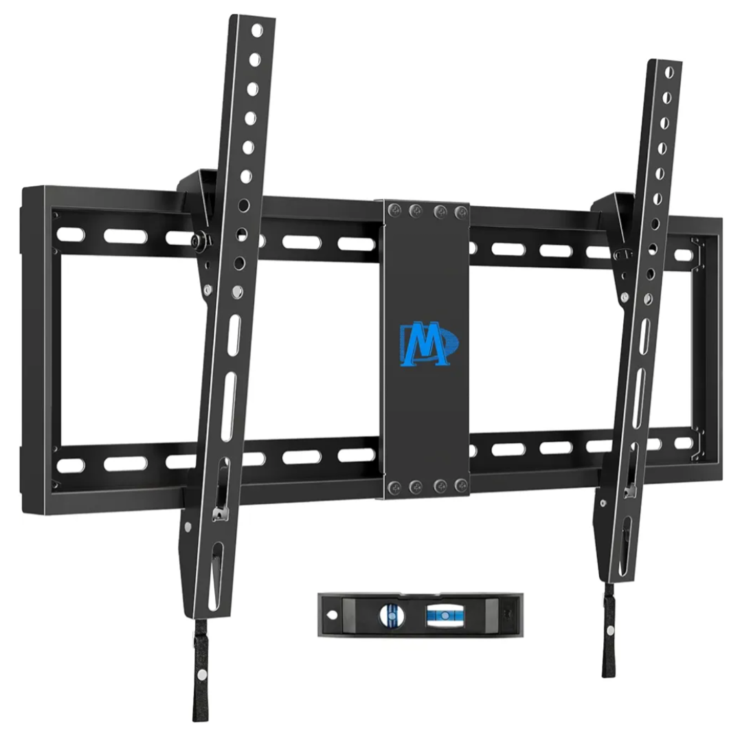 Mounting Dream TV Wall Mount for Most 37-75 Inch TVs, Universal Tilt TV Mount Fit 16", 18", 24" Stud with Loading Capacity 132lbs, Max Vesa 600 x 400mm, Low Profile Flat Wall Mount TV Bracket