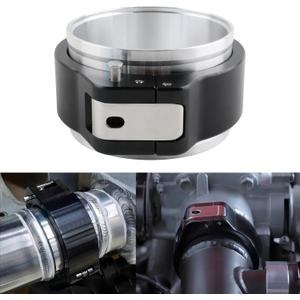 3 Inch Aluminum Quick Release V Band Clamp with Flange, Intake Intercooler Pipe HD Clamp, Pinless