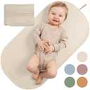 Beautiful Portable Baby Changing Pad - Wipeable and Easy to Clean Diaper Changing Mat - The Perfect Waterproof Vegan Leather Pad for Traveling (Beige)