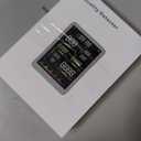 Professional Indoor Air Quality Monitor with AQI Alarms, Portable Real-Time Detector for Home Cars Plants and Pets (Cold White)