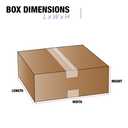 Tape Logic Shipping Boxes Flat 20"L x 20"W x 4"H, 10-Pack | Corrugated Cardboard Box for Packing, Moving and Storage
