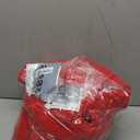 Women's Sexy Fishnet Seamless 2 Piece Outfits Mock Neck Long Sleeve Crop Top Legging Set Club Lingerie Sets (Red) One Size 2-14