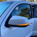HIGH FLYING Car Accessories LED Side Mirrors, Sequential Dynamic Turn Signal Lights Indicator, Pair for Toyota Tacoma 2016-2023, RAV4 2019-2025, Highlander 2020-2025, Set of 2, Smoked Black