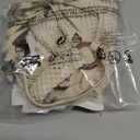 ZAFUL Triangle Bikini Sets for Women Sexy Tie Side Halter String O Ring Textured Two Piece Swimwear Bathing Suit (Medium, 2-beige)