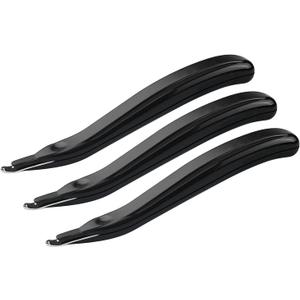ZZTX 3 PCS Professional Magnetic Staple Remover Puller Rubberized Staples Remover Staple Removal Tool for School Office Home Black